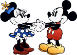 Mickey and minnie mouse