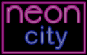 Neon text graphics