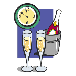 Old and new year graphics