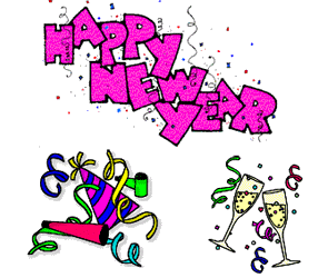 Old and new year graphics
