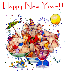 Old and new year graphics