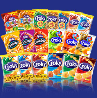 Potato chips graphics