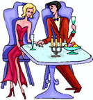 Restaurant dinner graphics