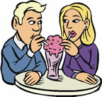 Restaurant dinner graphics