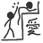 Sign figures small graphics