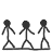 Sign figures small graphics