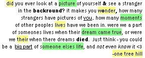 Texts graphics