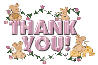 Thank you graphics