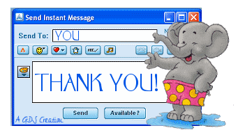 Thank you graphics