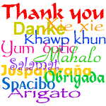 Thank you graphics
