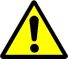 Warning sign graphics