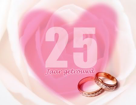 Wedding anniversary 25th