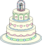 Wedding cake graphics