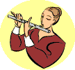 Western concert flute graphics