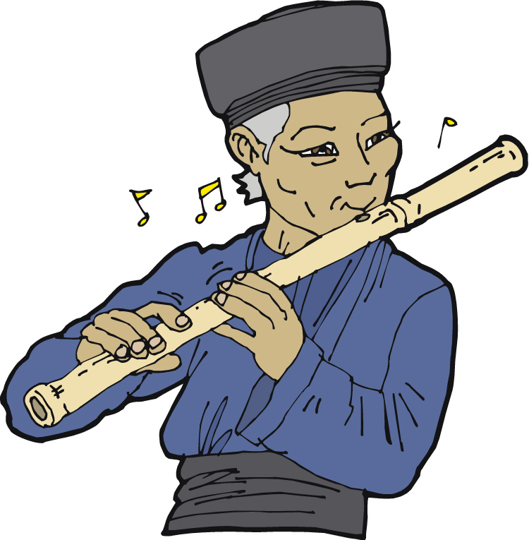 Western concert flute graphics