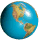 World globe graphics