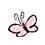 Butterflies icon graphics