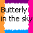 Butterflies icon graphics