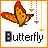 Butterflies icon graphics