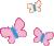 Butterflies icon graphics