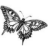 Butterflies icon graphics