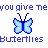 Butterflies icon graphics