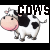 Cow icon graphics