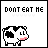 Cow icon graphics