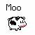 Cow icon graphics