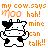 Cow icon graphics