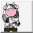 Cow icon graphics