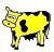 Cow icon graphics