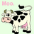 Cow icon graphics