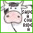 Cow icon graphics