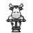 Cow icon graphics