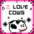 Cow icon graphics