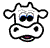 Cow icon graphics