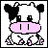 Cow icon graphics