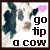 Cow icon graphics