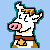 Cow icon graphics