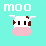 Cow icon graphics
