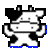 Cow icon graphics