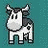 Cow icon graphics