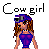 Cow icon graphics