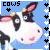 Cow icon graphics