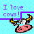 Cow icon graphics