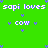 Cow icon graphics