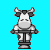 Cow icon graphics