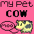 Cow icon graphics