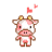 Cow icon graphics